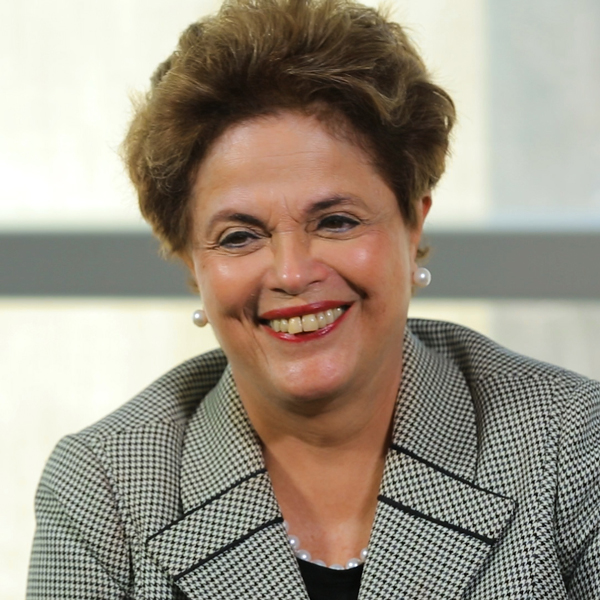 Video still of Dilma Rousseff